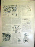 Old Antique Print Sketches Boyd Naples Colombo Roundabout Tour World 1899 19th