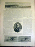 Old Antique Print Ladysmith Naval Guns Bavarian Transport Boer War 1899 19th
