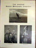 Old Antique Print Graphic Amateur Photographic Competition Fine Art 1899 19th