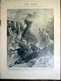 Original Old Antique Print Ss Wardha Charlton Treves Troopers Boer War Africa