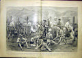 Original Old Antique Print Delagoa Bay Sier War South Africa Prisoner 1900 20th