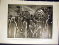 Old Antique Print Naval Manoeuvres Highland Boer Prisoners Algoa Hay 1900 20th