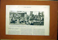 Original Old Antique Print Kimberley De Beers Compound Miners Africa 1900 20th