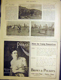 Original Old Antique Print Volunteer Hospital South Africa Cameron Langman 1900