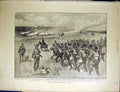 Original Old Antique Print Johannesburg Volunteers Citizen Siers Africa 1900