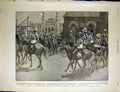 Old Antique Print General Hamilton Troops Pretoria Roberts Boer War 1900 20th