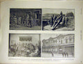 Original Old Antique Print Transvaal Johannesburg Martial Law Boer Rifles 1900