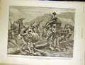 Original Old Antique Print Lydenburg Africa War Boer Maud Troops 1900 Victorian