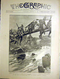 Original Old Antique Print Middleburg Africa Guards Spruit Grenadiers 1900 20th