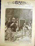 Original Old Antique Print Mayor Banquet Guildhall Salisbury London 1900 20th