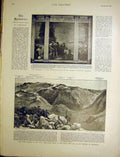 Original Old Antique Print Glasgow Municipal Chambers War Barberton Africa 1900