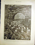 Original Old Antique Print War Royal Canadians Halifax Troops Paget 1900 20th