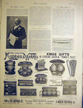 Original Old Antique Print Portrait Lloyd Singer Tenor Sword Roberts Mappin 1900