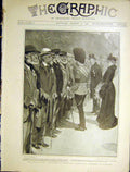Original Old Antique Print Royal Tour Duke Cornwall Dunedin 1901 20th