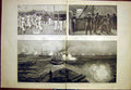 Original Old Antique Print Naval Manoeuvres Battle Lizard Hms Jupiter 1901 20th