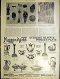 Original Old Antique Print Alfred Great Exhibition Museum British 1901 Victorian