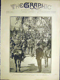 Original Old Antique Print Treason Cape Africa Trial Court-Martial Maud 1901