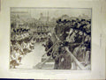 Old Antique Print Duke Cornwall Winnipeg Canada Plague Marseilles France