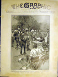 Original Old Antique Print War Africa Sier Refitting Uniform Clothing 1901 20th