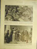 Original Old Antique Print Africa War Sier Pretoria Magaliesberg 1901 Victorian