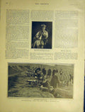 Old Antique Print Brindle Bishop German Machine Gun London Theatre 1901 20th