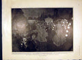 Original Old Antique Print Royal Botanical Gardens Hospital Fete Salmon 1902