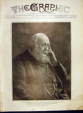 Original Old Antique Print Prime Minister Marquess Salisbury Portrait 1902 20th