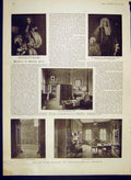 Original Old Antique Print Prime Minister Balfour Osborne Walpole Portrait 1902