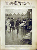 Original Old Antique Print Ex-President Steyn Southampton 1902 20th Century