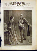 Original Old Antique Print Caine Play Her Majesty'S Theatre Tree Collier 1902