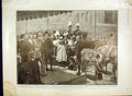 Original Old Antique Print Trafalgar Square County Council St Paul'S Royal 1902