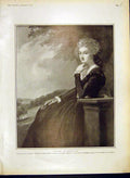 Old Antique Print Portrait Crespigny Mayor Sheriff Campanille Venice 1902 20th