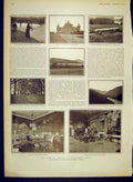 Original Old Antique Print Duke Argyll Inverary Castle Scotland Aray 1902 20th