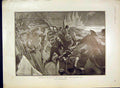 Original Old Antique Print Christmas Sea Phantom Ship Lucas Fine Art 1902 20th