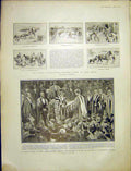 Original Old Antique Print Royal Agricultural Show Roseberry Doctor Music 1903