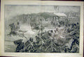 Original Old Antique Print Review King French President Hussars Charlton 1903