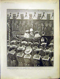 Old Antique Print Royal Visit Ireland Servia King Peter Zeerust Show 1903 20th