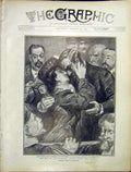 Original Old Antique Print Humbert Trial Verdict Renouard Sketch Court 1903 20th