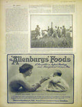 Original Old Antique Print Soudan Junction River Akobo Pibor Advert Allenburys