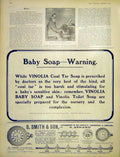 Original Old Antique Print Portrait Mcalpin Advert Vinolia Soap 1903 20th