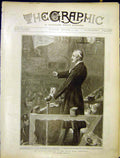 Original Old Antique Print Balfour Drill Hall Sheffield Sketch Hall 1903 20th