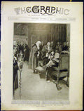 Original Old Antique Print Lord Mayor Lord Chancellor Loving Cup 1903 20th