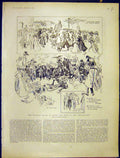 Old Antique Print Sketch Cleaver Midinettes New Jersey Weehauken Sculptor