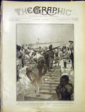 Old Antique Print Somali Campaign Waterless March Burao Sketch Craig 1903 20th