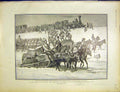 Original Old Antique Print Russian Evacuation Manchuria Ralston Sketches 1903
