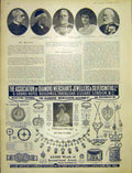 Original Old Antique Print Portrait Stair Killick Stephenson Keppel Spurgin 1903