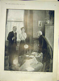 Original Old Antique Print Miriam Dreever Lover Durden 1911 20th Century