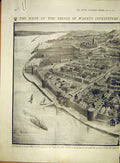 Old Antique Print Prince Wales Carnarvon Castle Sketch Map Morrell 1911 20th