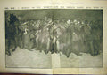Original Old Antique Print Mob French Police Georges Scott Crowd 1911 20th
