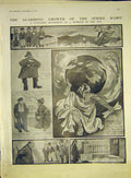 Original Old Antique Print Strike Habit Cartoon Sketch Statement 1911 20th